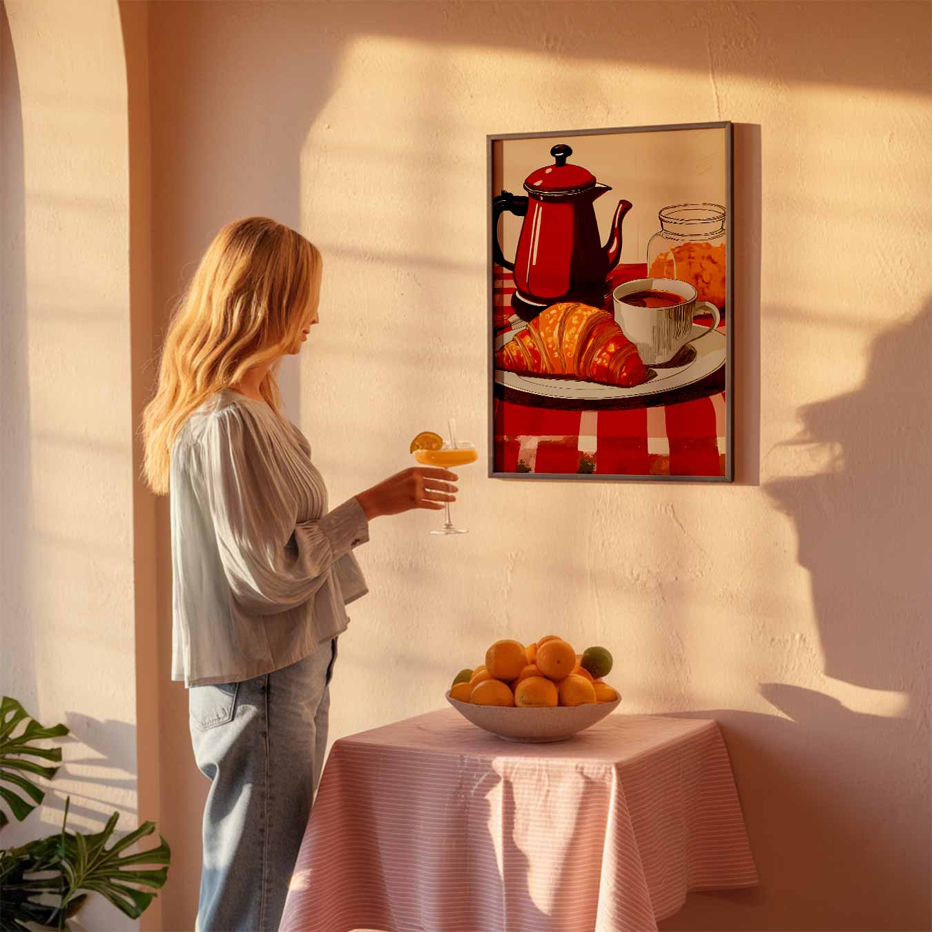 Franse Ontbijt Sfeerposter