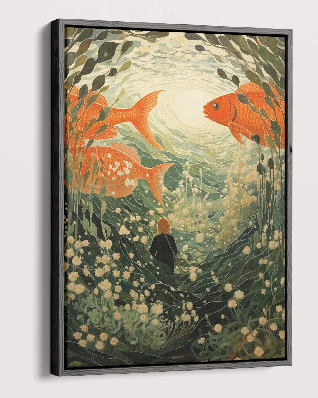 Onderwater Fantasie Kunstwerk-canvas-dibond-plexiglas-wanddecoratie-WallArtistic
