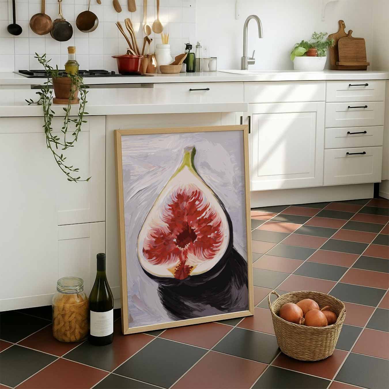 Moderne Vijgenkunst Poster-WallArtistic