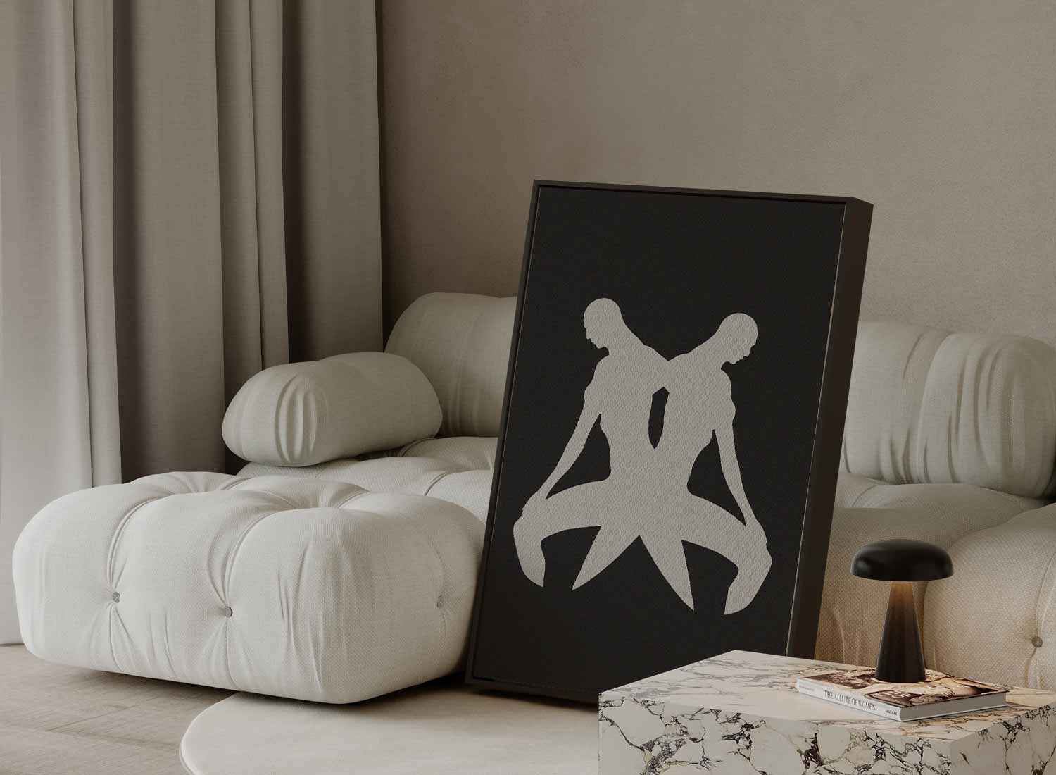 Reflectie in Beweging Kunstwerk-canvas-dibond-plexiglas-wanddecoratie-WallArtistic