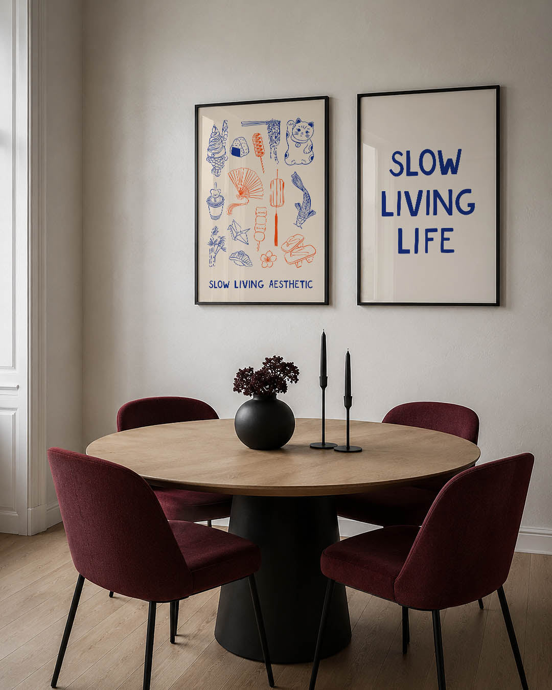 Culturele illustraties Posterset