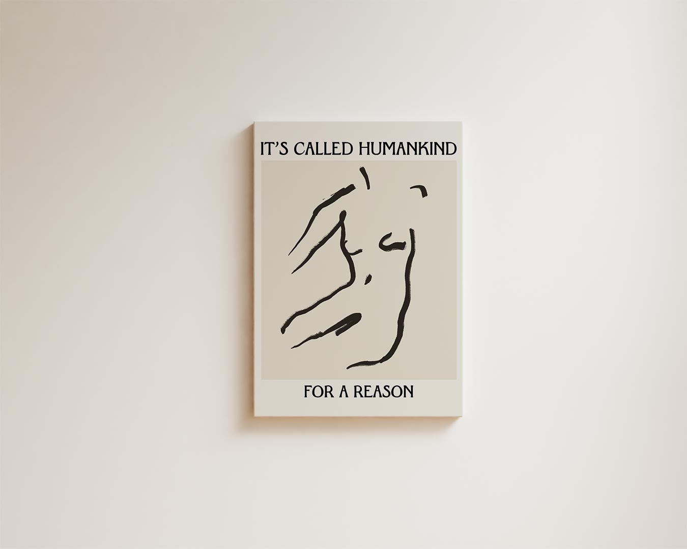 Menselijkheid in Beeld Kunstwerk-canvas-dibond-plexiglas-wanddecoratie-WallArtistic