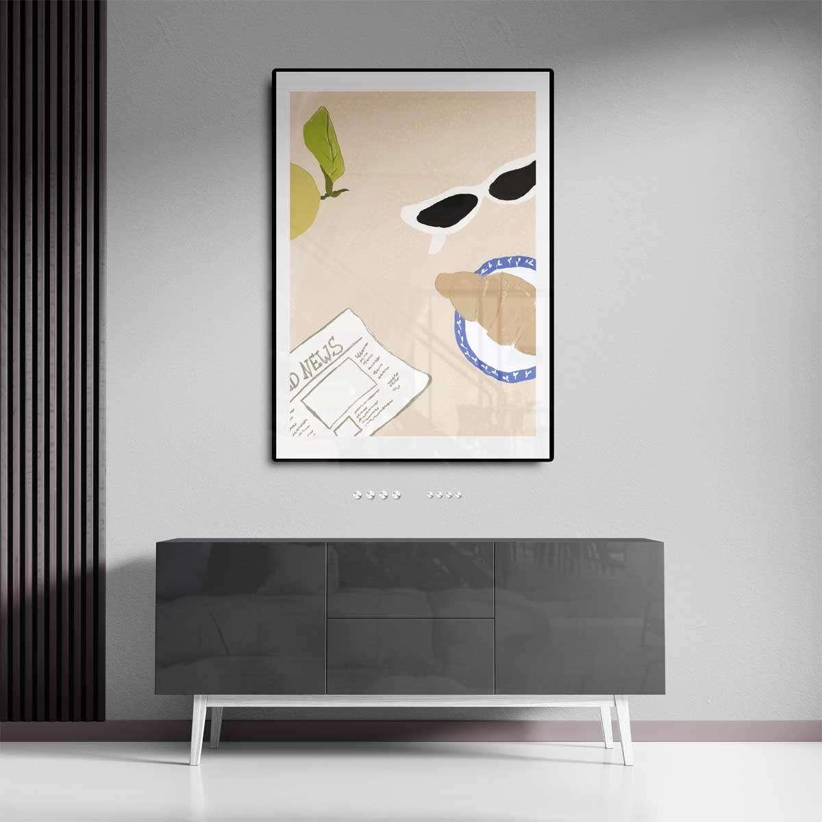 Ontspannen Zondagochtend Stilleven Kunstwerk-canvas-dibond-plexiglas-wanddecoratie-WallArtistic