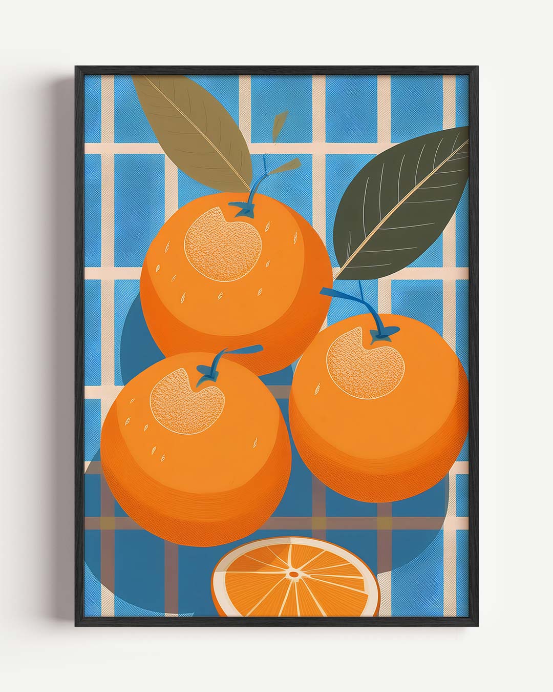 Zomerse Sinaasappelverwondering Poster-WallArtistic