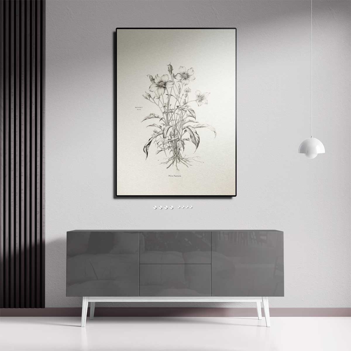 Botanische Bloemenpracht Kunstwerk-canvas-dibond-plexiglas-wanddecoratie-WallArtistic