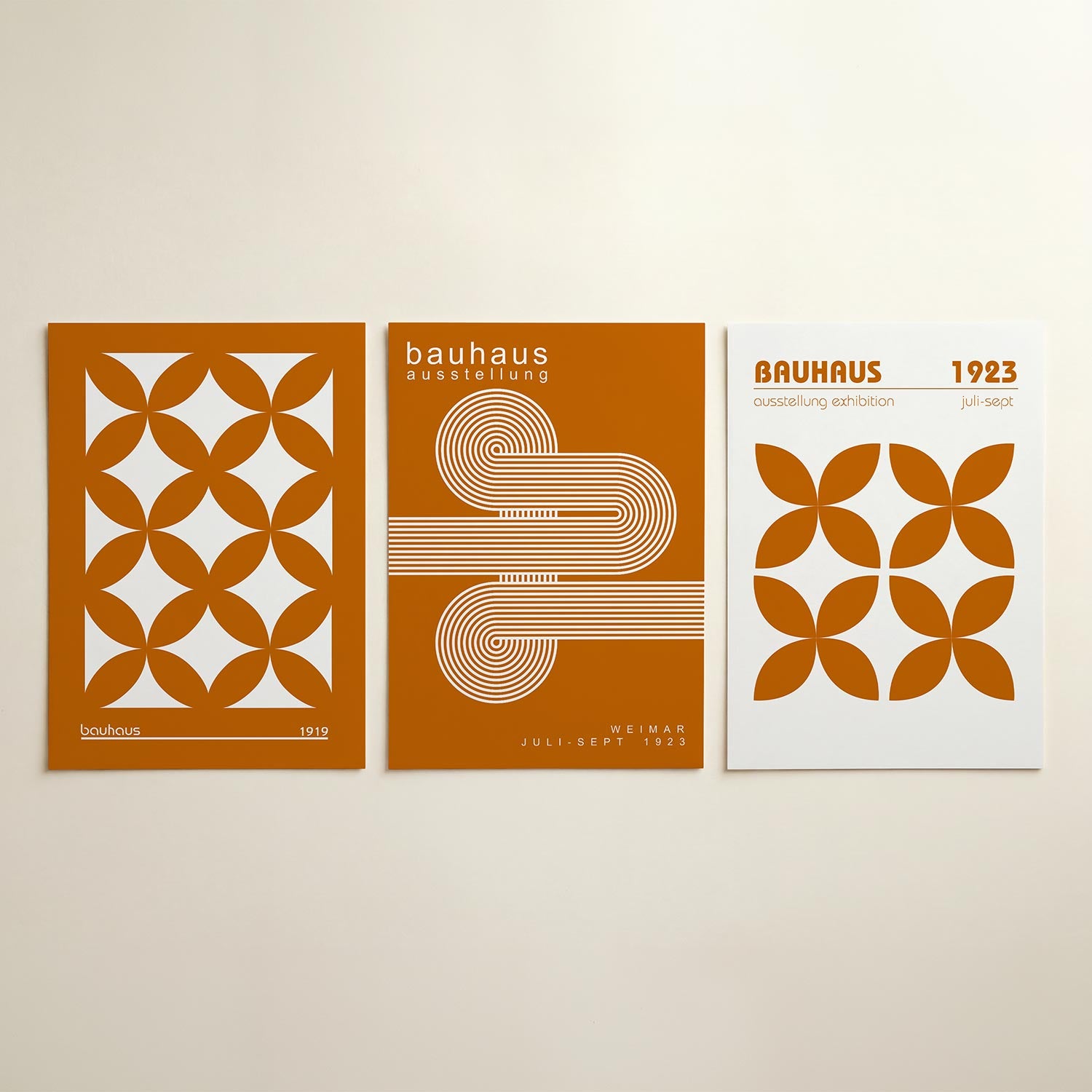 Vormritme en kleur Posterset