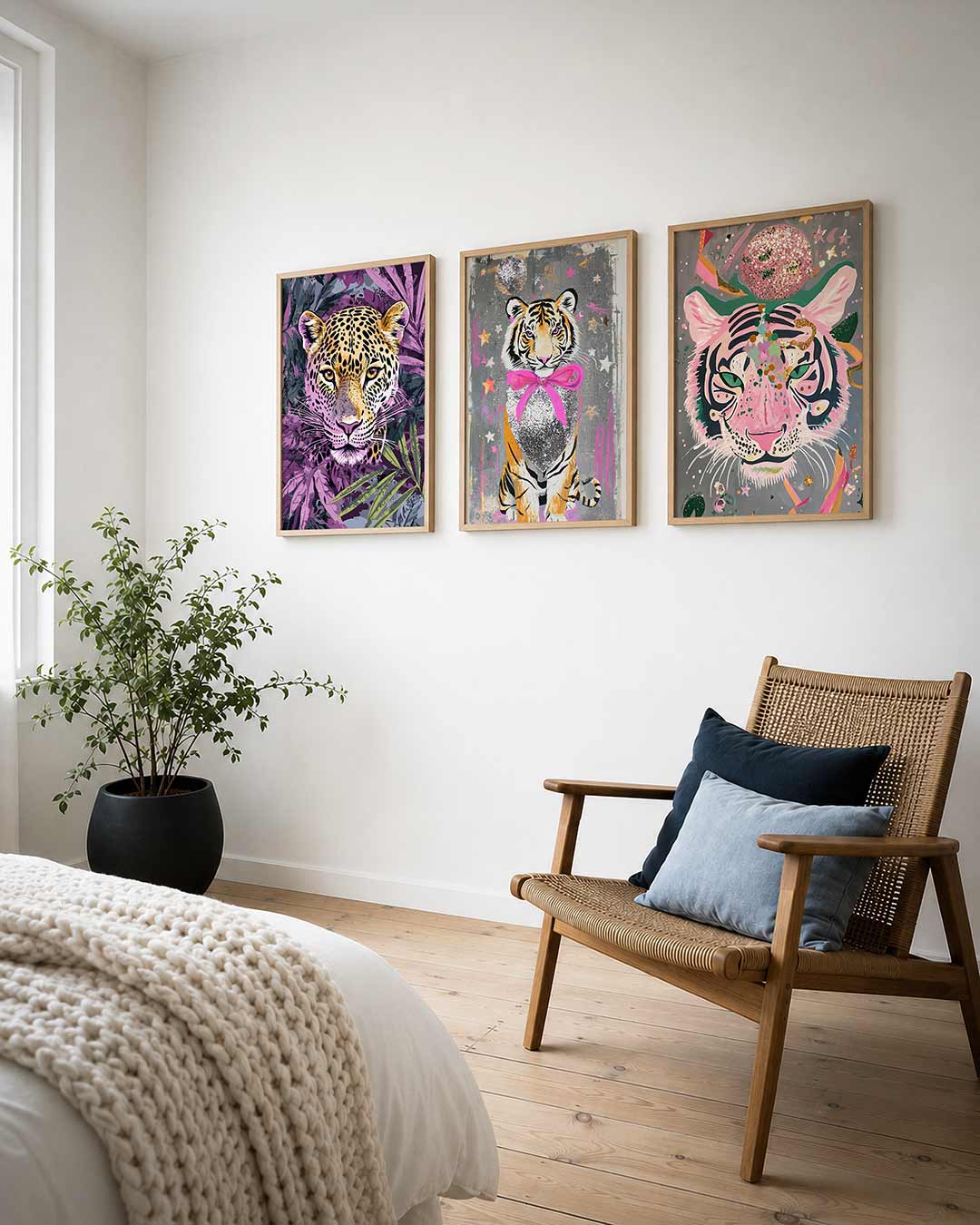 Dierenportret in kleur Posterset