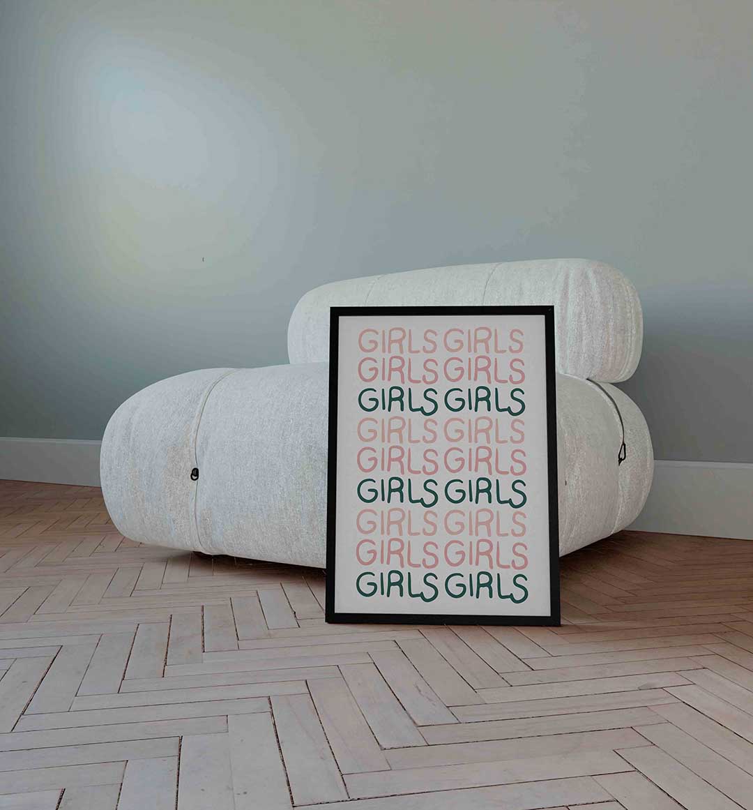 Meisjes herhaling Poster
