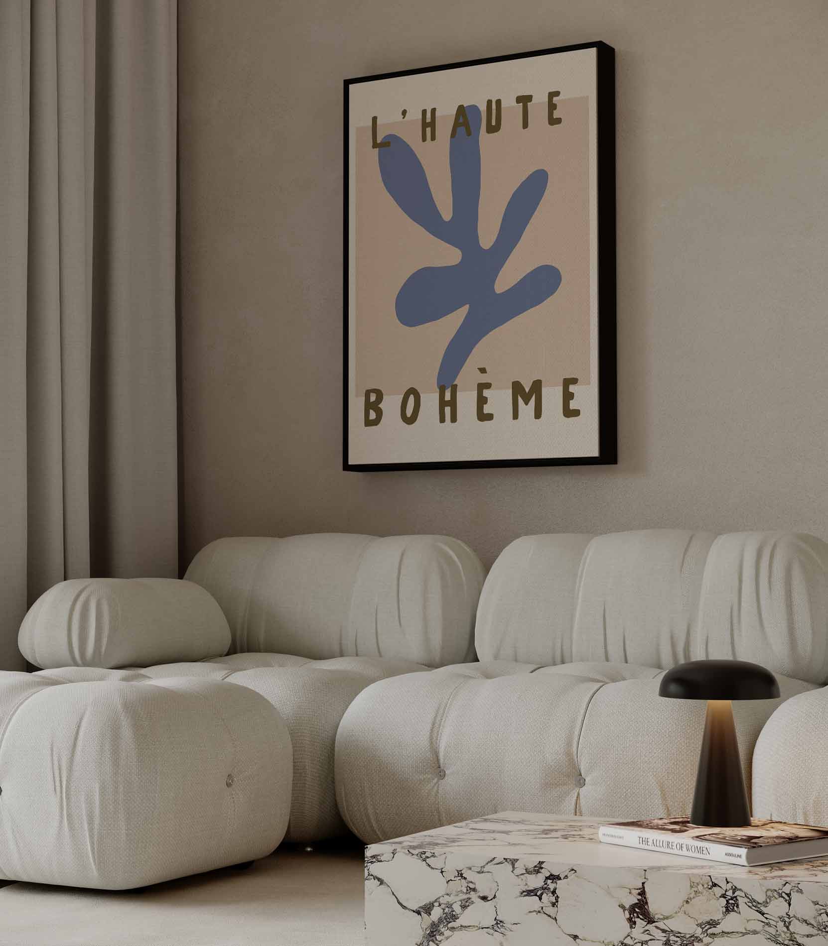 Moderne Boheemse Kunstprint Kunstwerk-canvas-dibond-plexiglas-wanddecoratie-WallArtistic