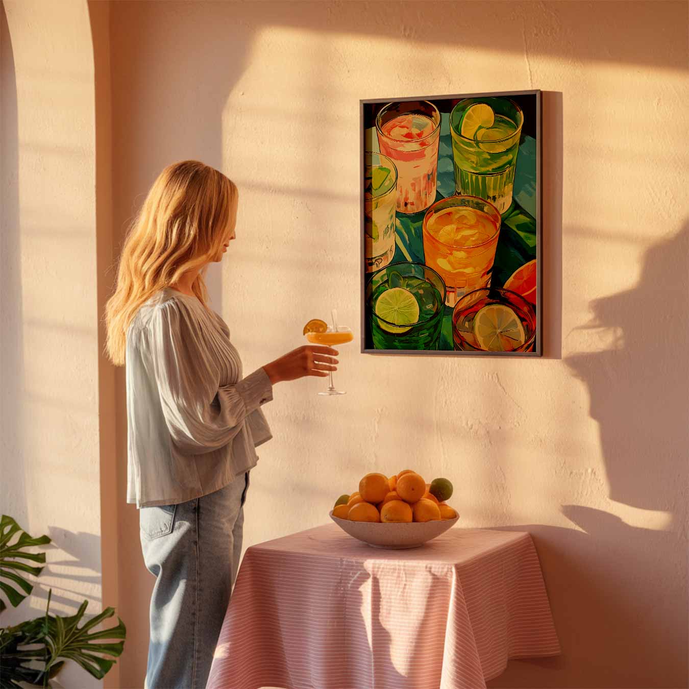 Verfrissende Zomer Cocktails Poster-WallArtistic