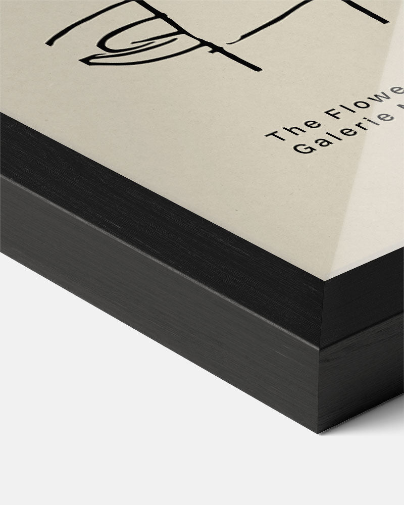 Stijlvolle Vaas en Glazen Poster-WallArtistic