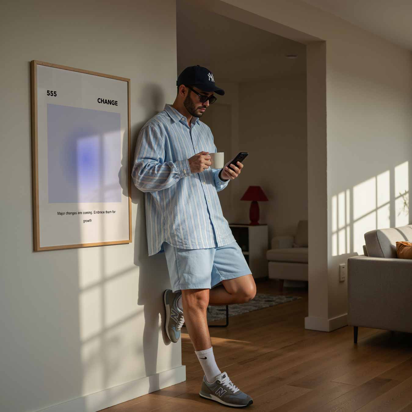 Inspirerende Veranderingsposter-WallArtistic