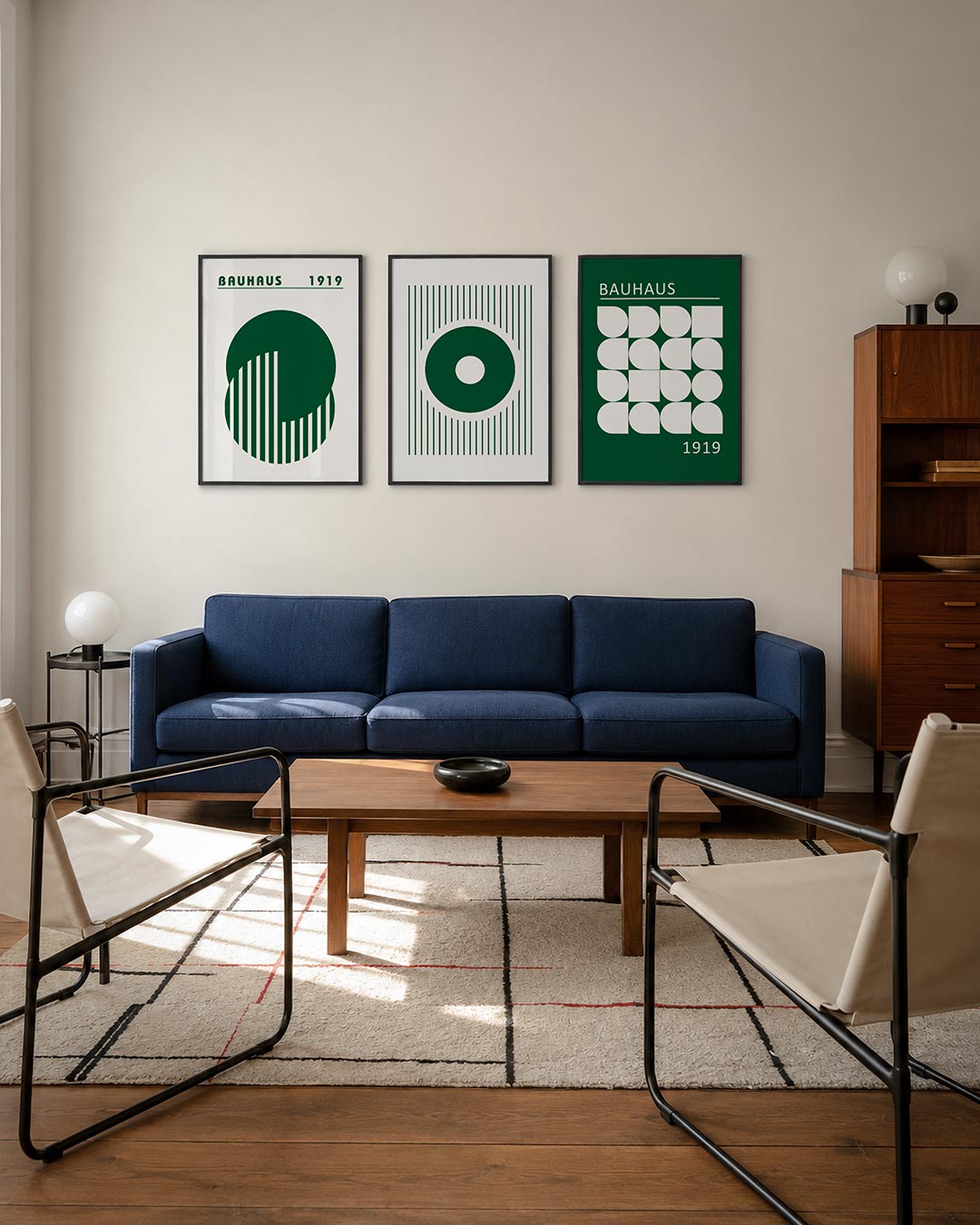 Cirkel en strepen Posterset