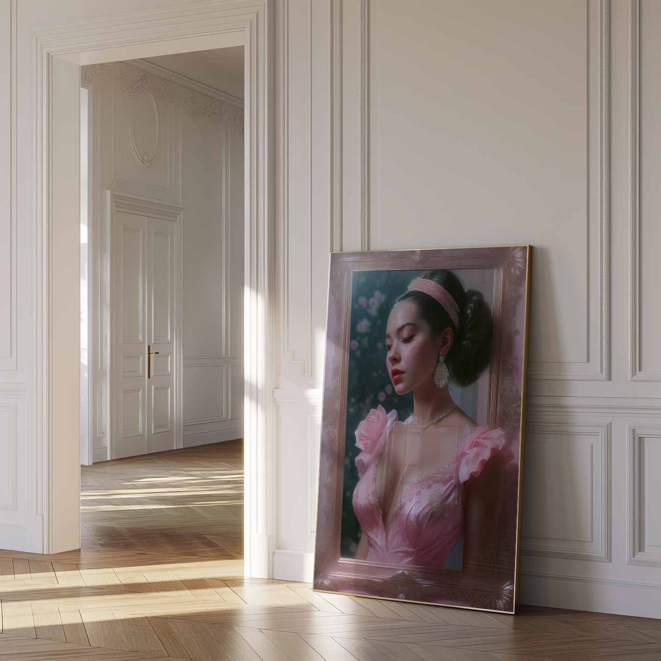Sierlijke Elegantie Portret Poster