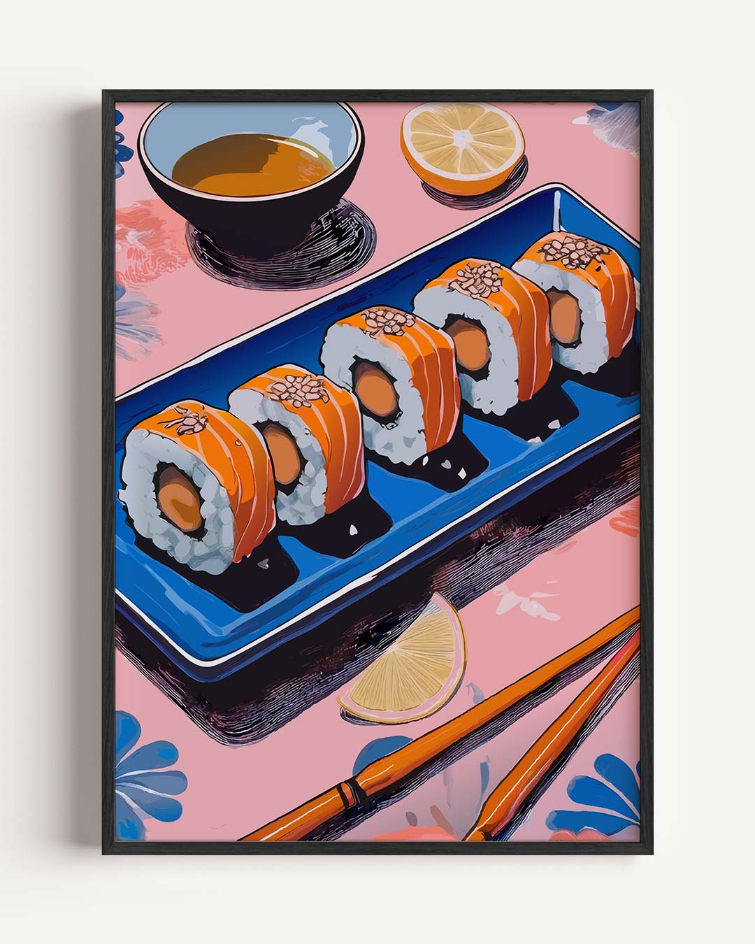 Kleurrijke Sushi Delight Poster-WallArtistic