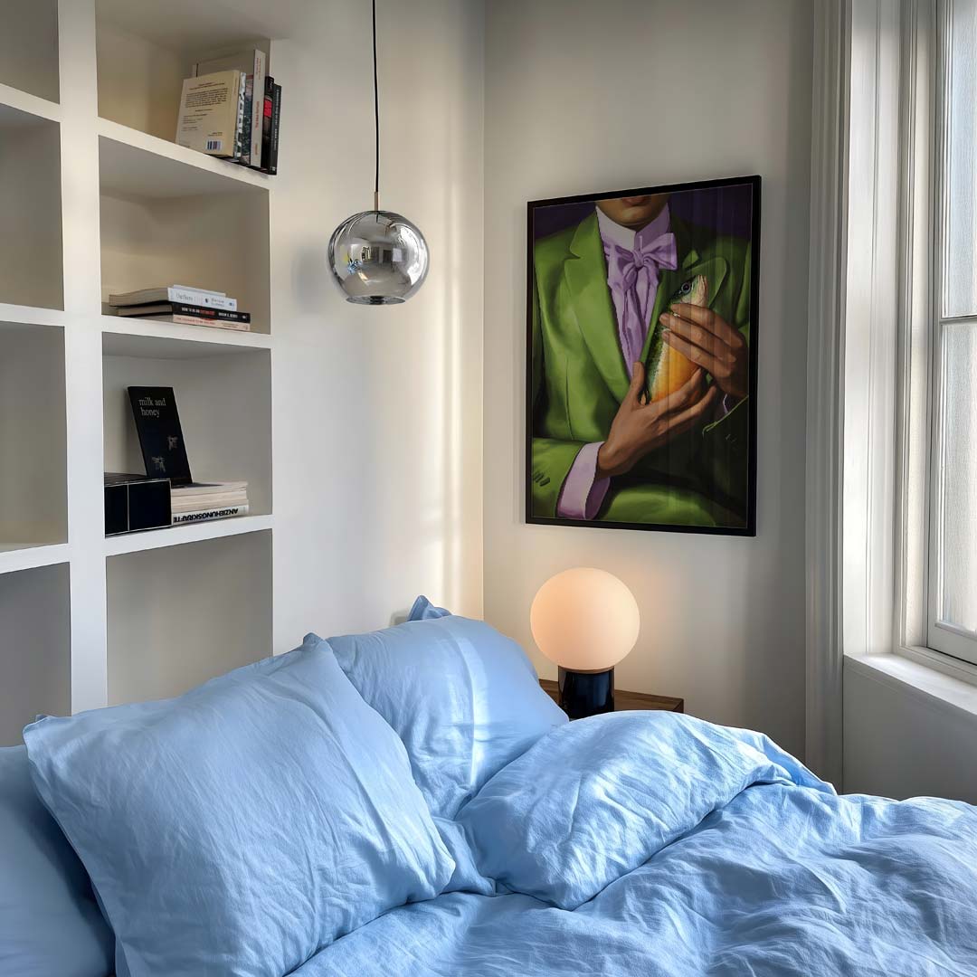 Vrolijke Retro Stijlvisie Poster-WallArtistic