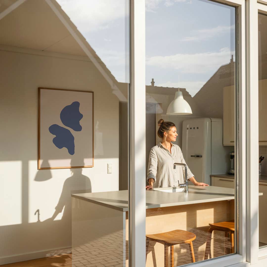 Abstracte Vormen Kunstposter-WallArtistic