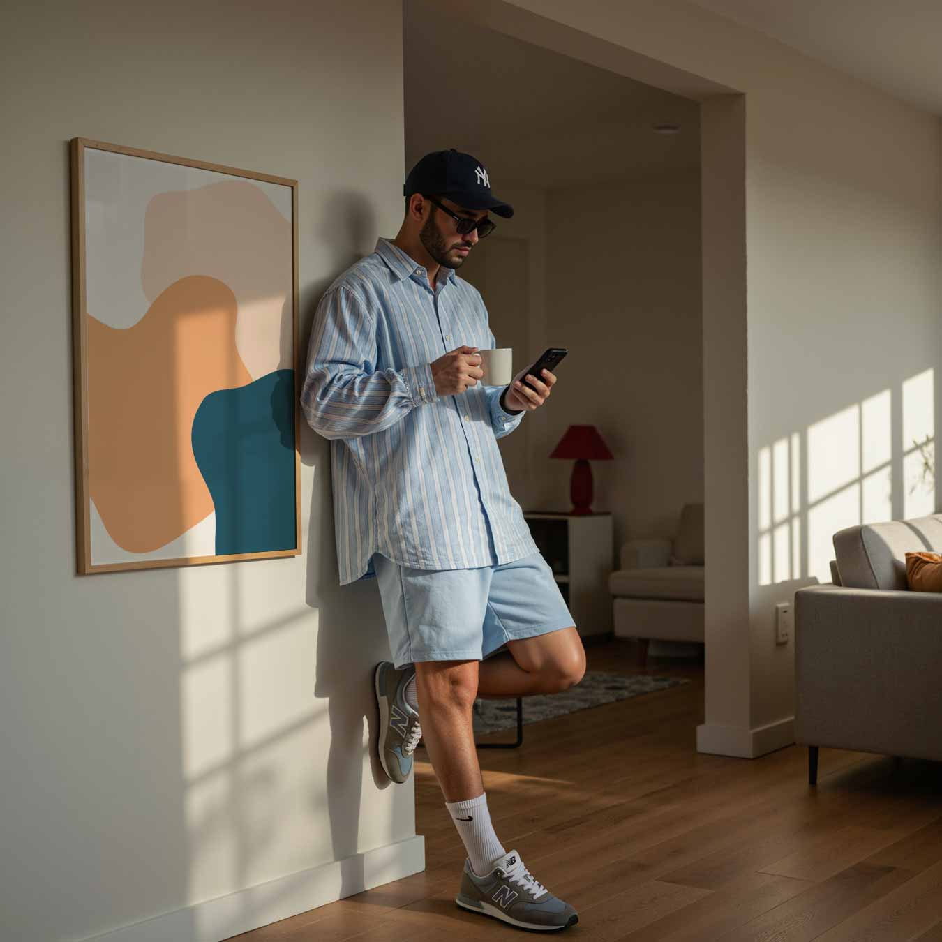 Abstracte Vormen Poster-WallArtistic