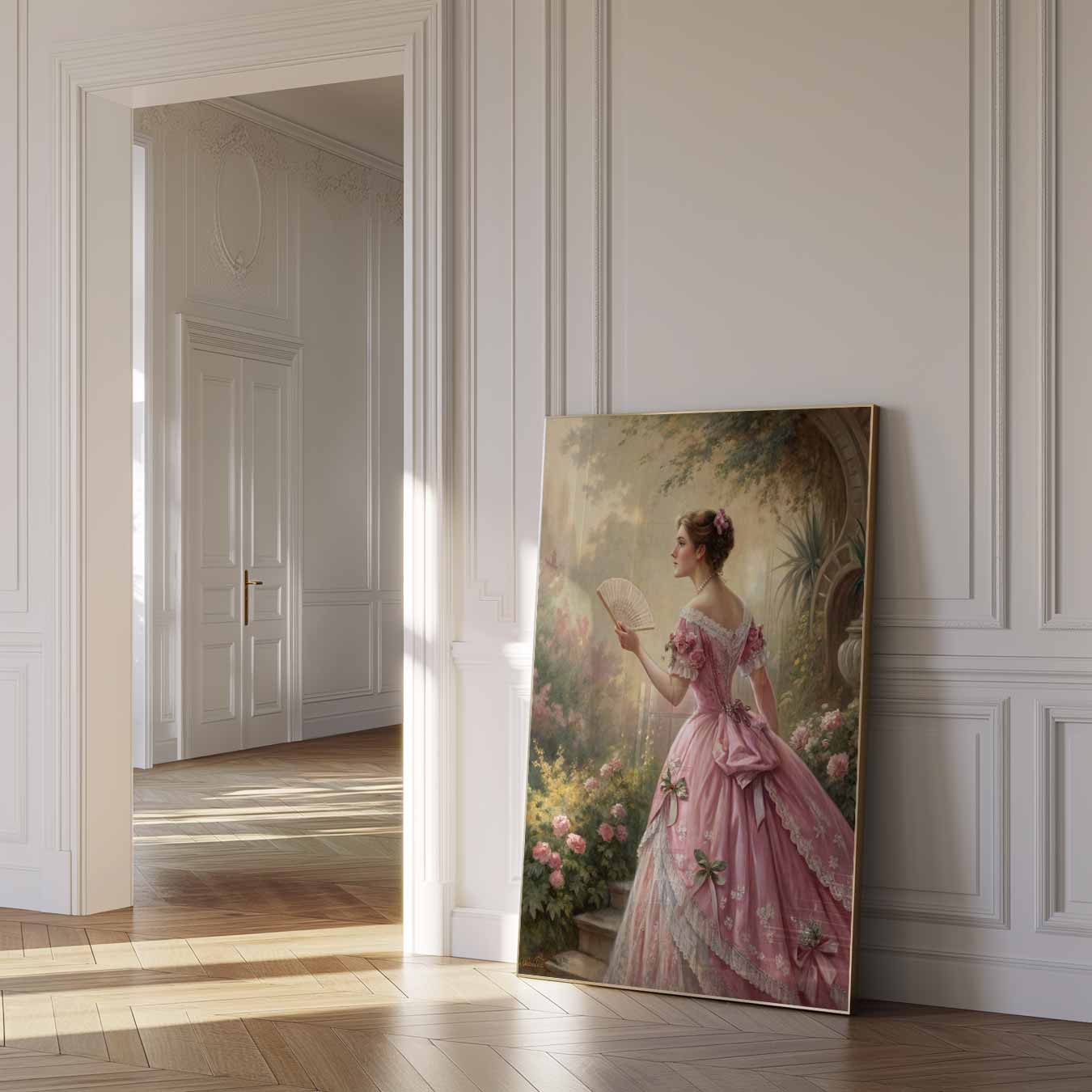 Elegante Victoriaanse Dame Poster