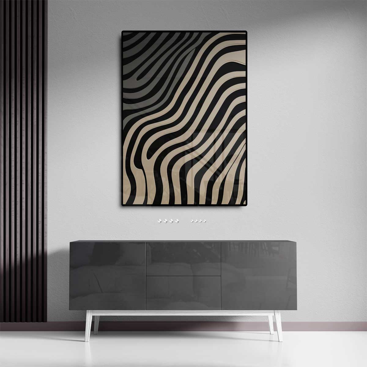 Golvend Ritme Wandkunst Kunstwerk-canvas-dibond-plexiglas-wanddecoratie-WallArtistic