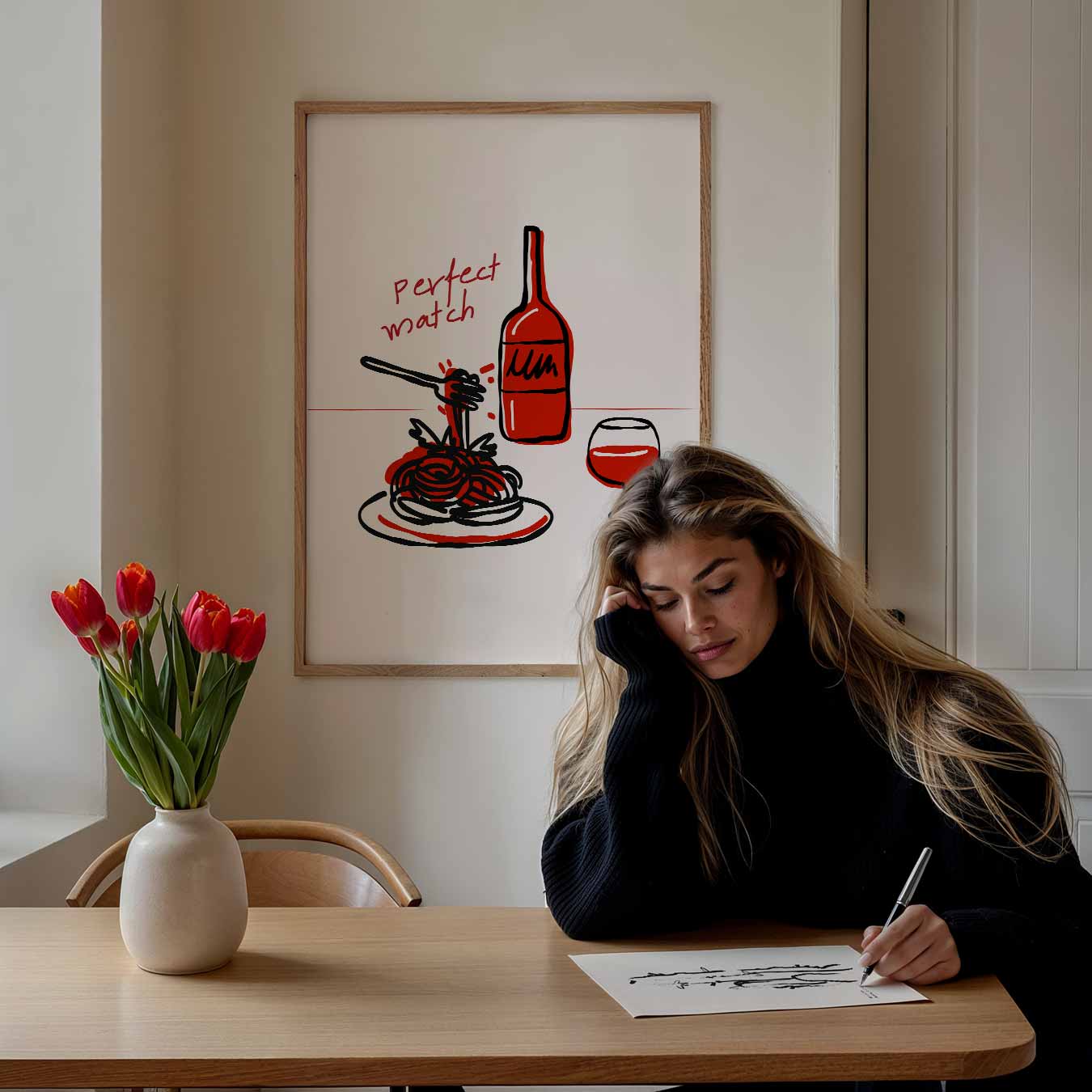 Perfect Match Poster-WallArtistic