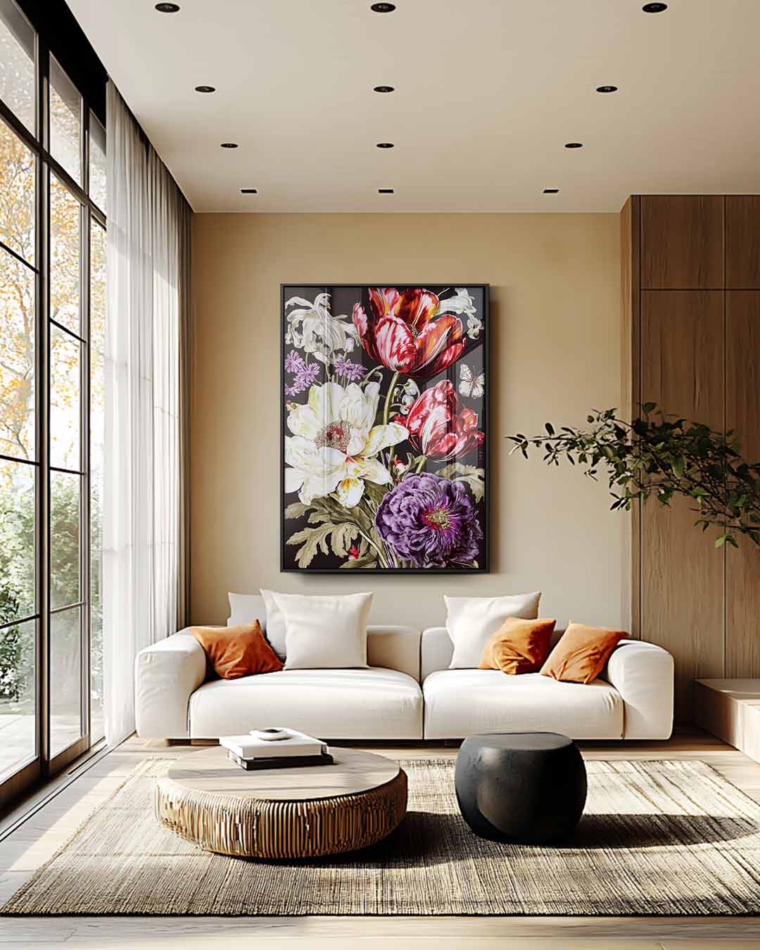 Bloeiende Natuurpracht Kunstwerk-canvas-dibond-plexiglas-wanddecoratie-WallArtistic