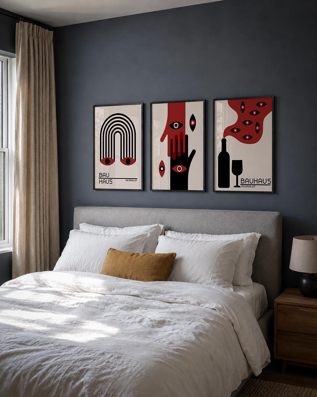 Lijnen en ogen Posterset