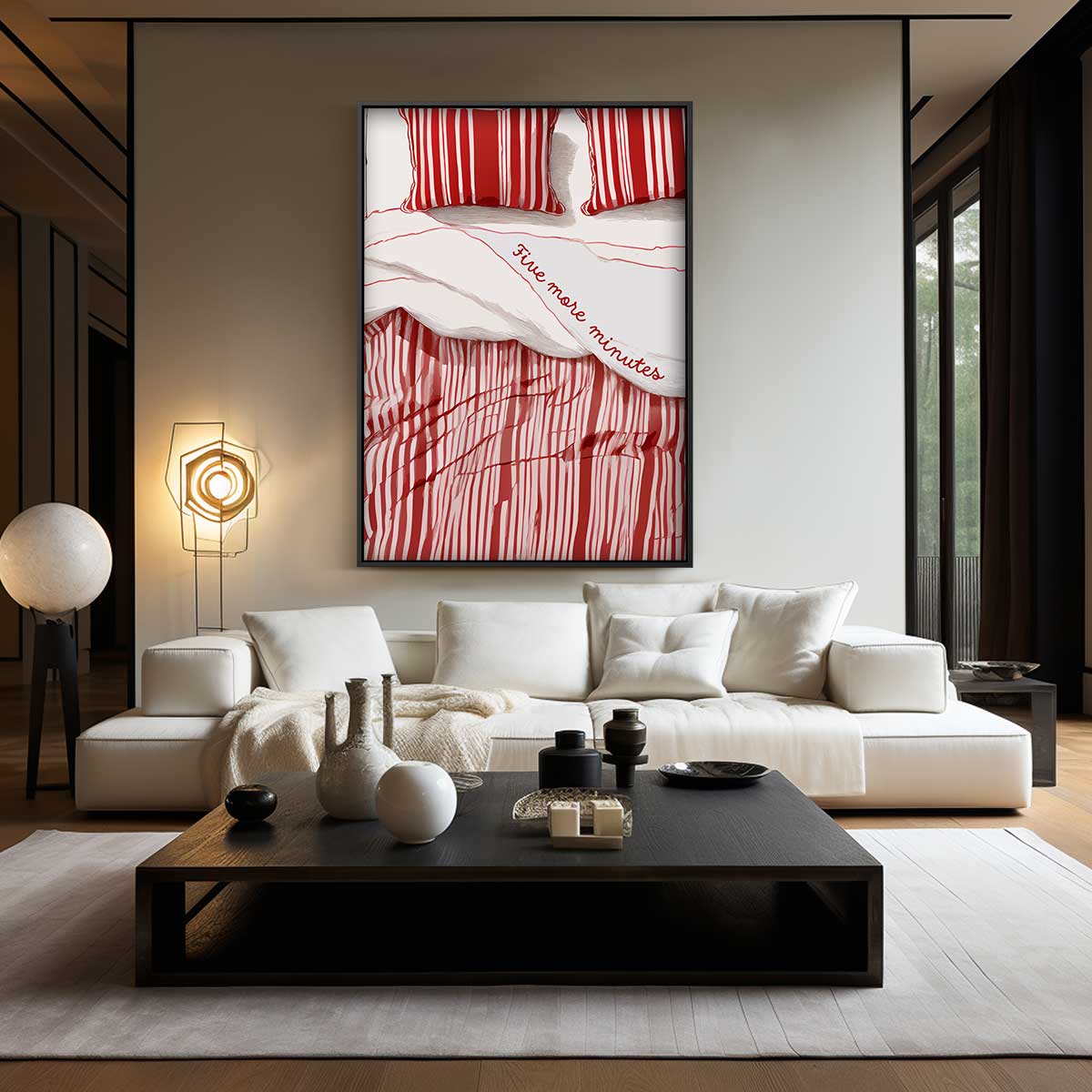 Five More Minutes Wandkunst Kunstwerk-canvas-dibond-plexiglas-wanddecoratie-WallArtistic