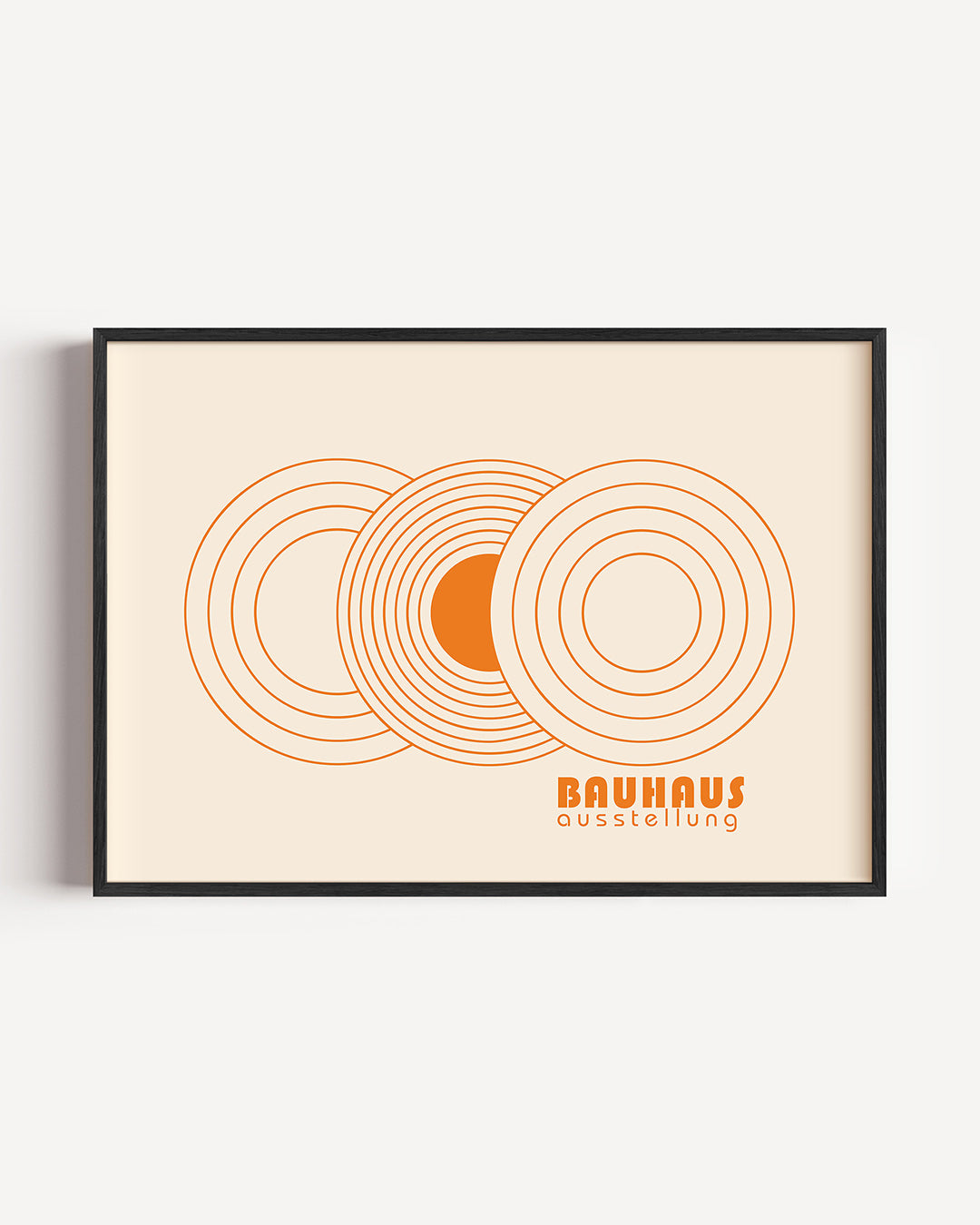Cirkelvormen en lijnen Poster