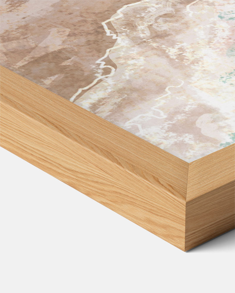 Zonsondergang Kustlandschap Poster-WallArtistic