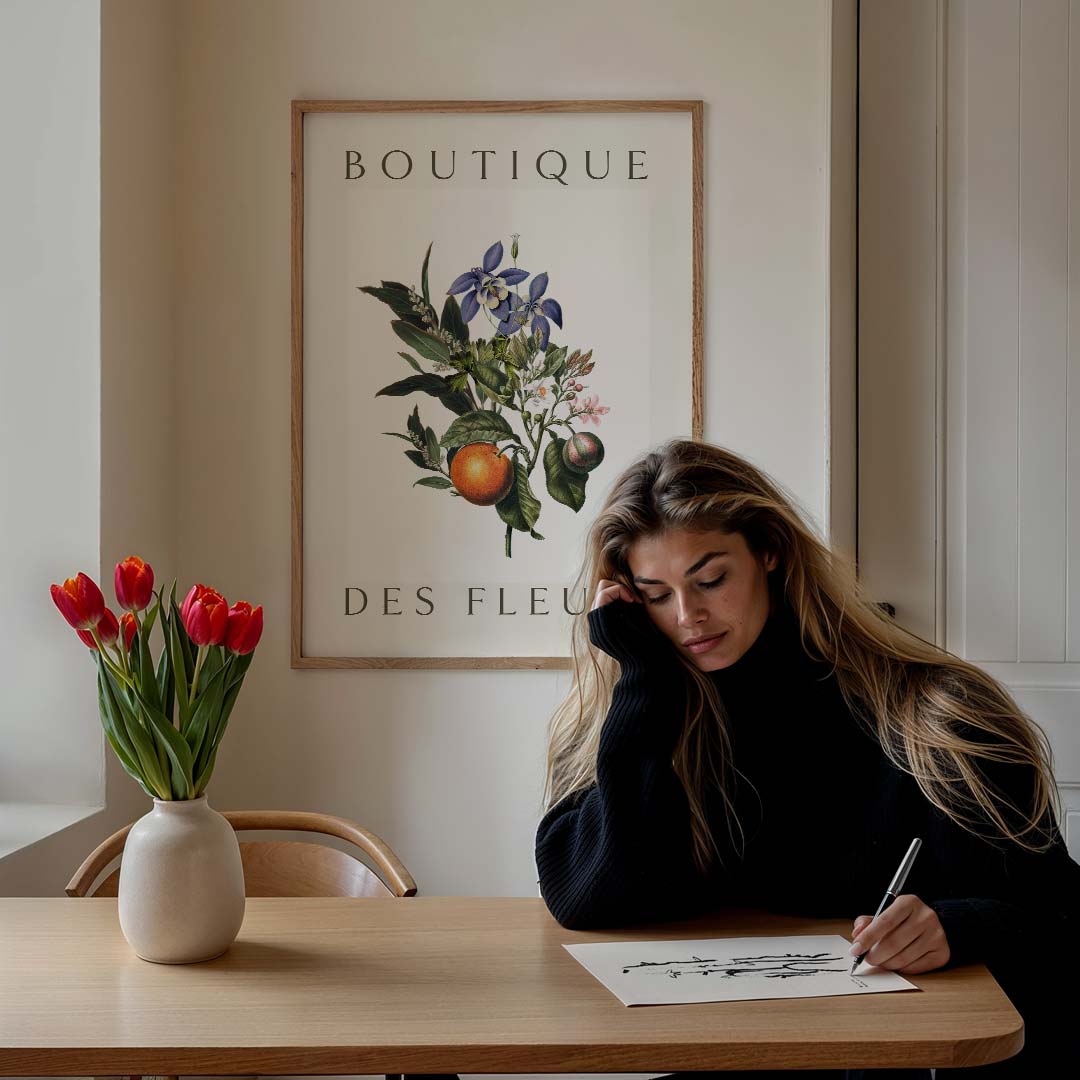 Stijlvolle Botanische Kunstposter-WallArtistic