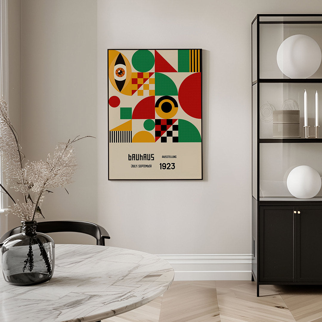 Vormen en vlakkenspel Poster