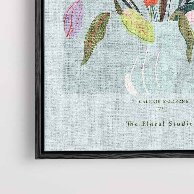 Botanic Bliss Bloemenkunst Kunstwerk-canvas-dibond-plexiglas-wanddecoratie-WallArtistic