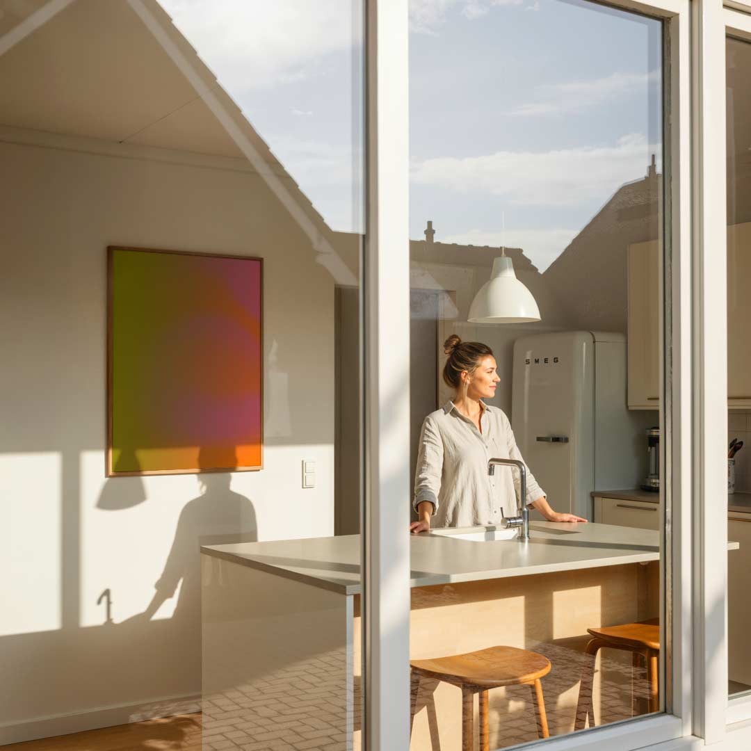 Zachte Kleuren Vloeibare Kunst Poster-WallArtistic