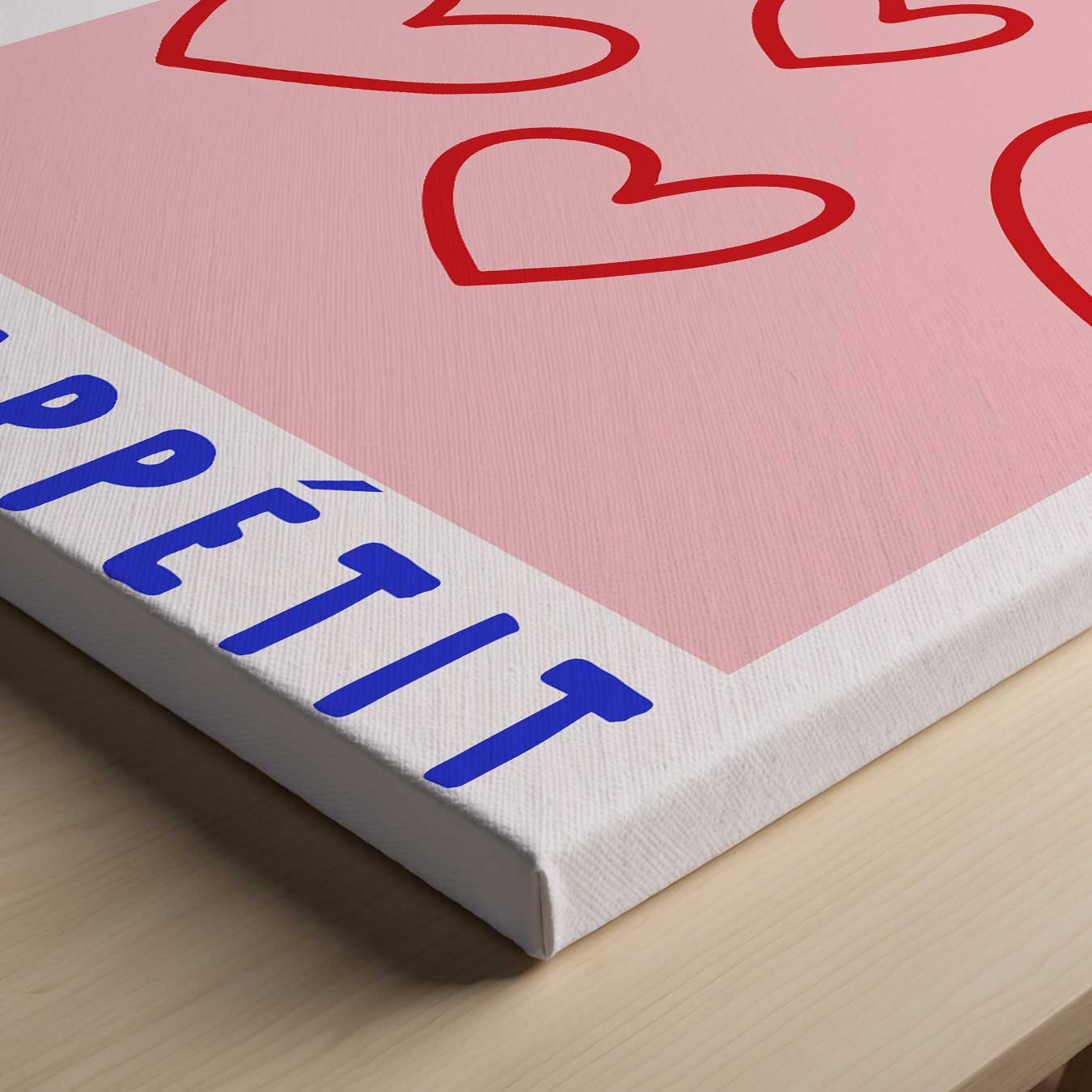 Bon Appétit Harten Kunstwerk-canvas-dibond-plexiglas-wanddecoratie-WallArtistic