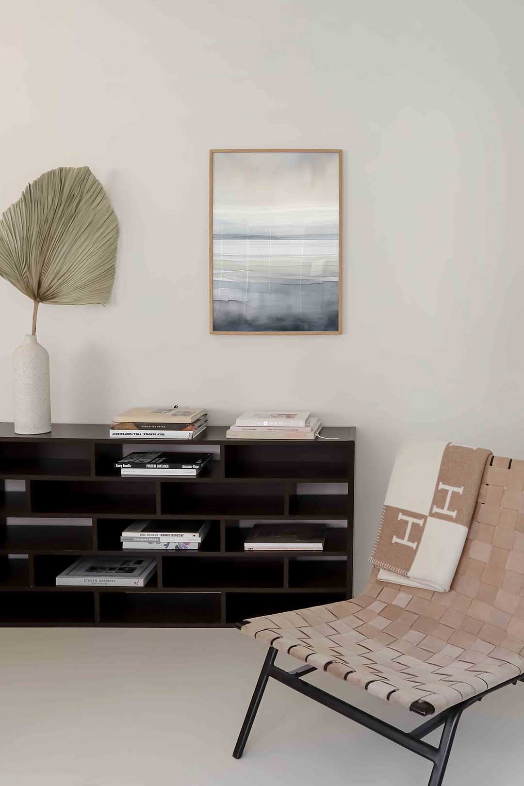 Landschap in zachte tinten Poster