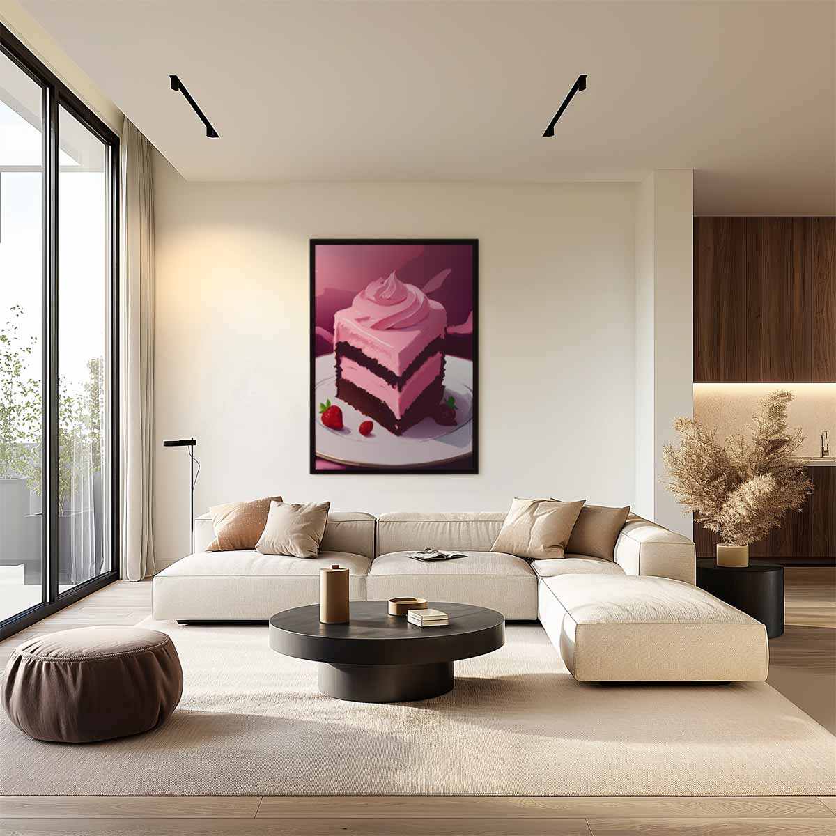 Romige Zoete Verleiding Kunstwerk-canvas-dibond-plexiglas-wanddecoratie-WallArtistic