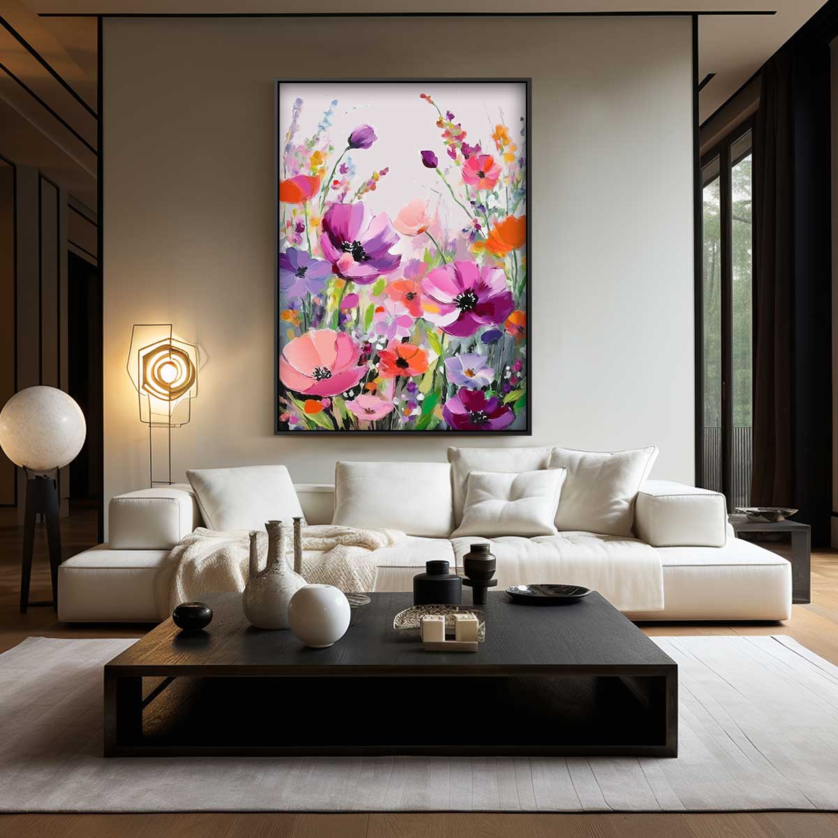 Bloemenpracht in Kleur Kunstwerk-canvas-dibond-plexiglas-wanddecoratie-WallArtistic