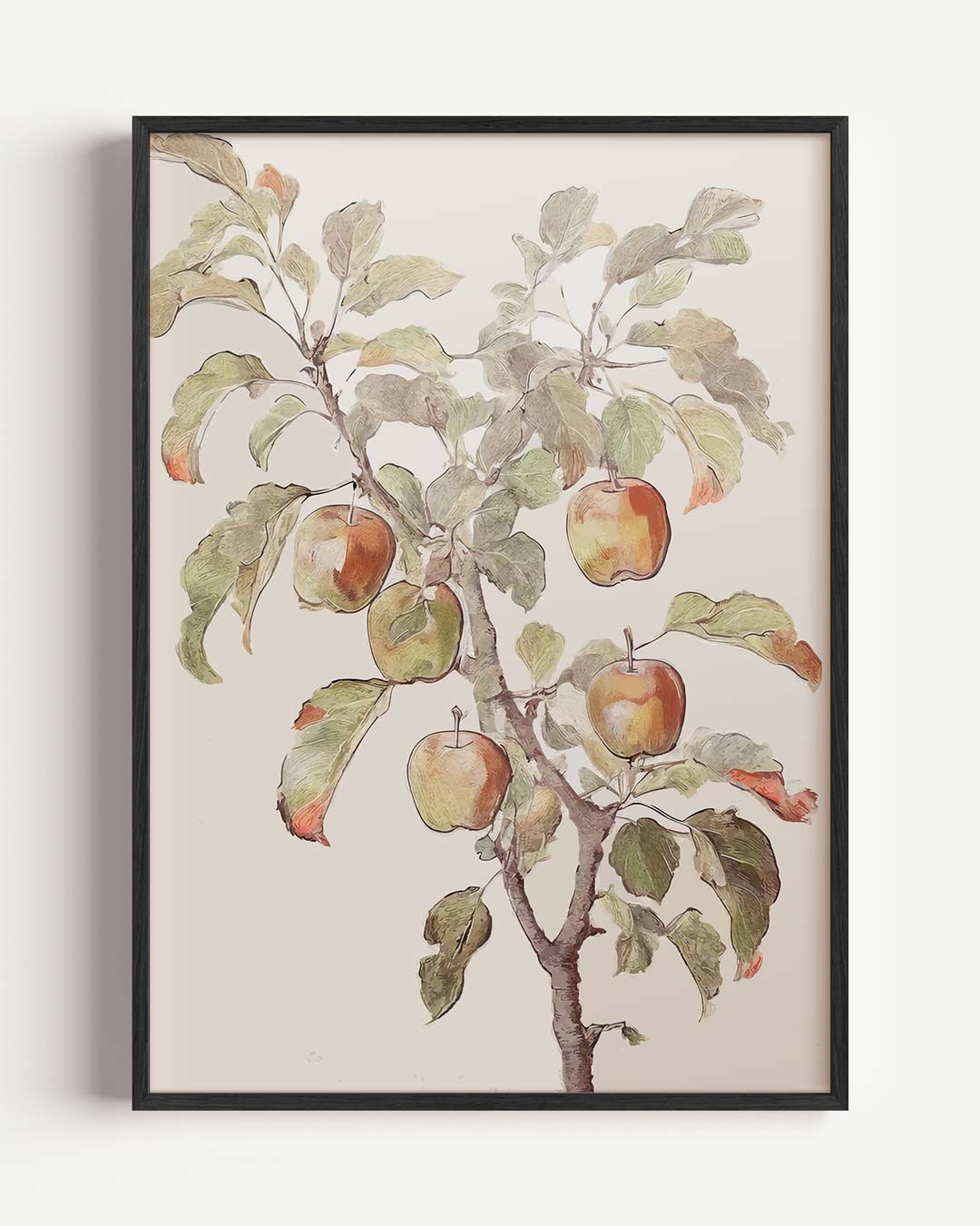 Vintage Appelboom Kunstposter-WallArtistic