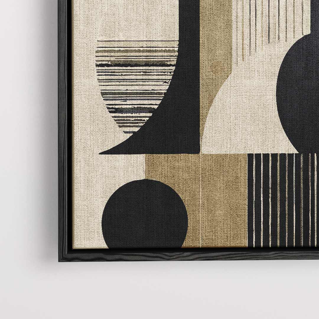 Moderne Geometrische Abstractie Kunstwerk-canvas-dibond-plexiglas-wanddecoratie-WallArtistic