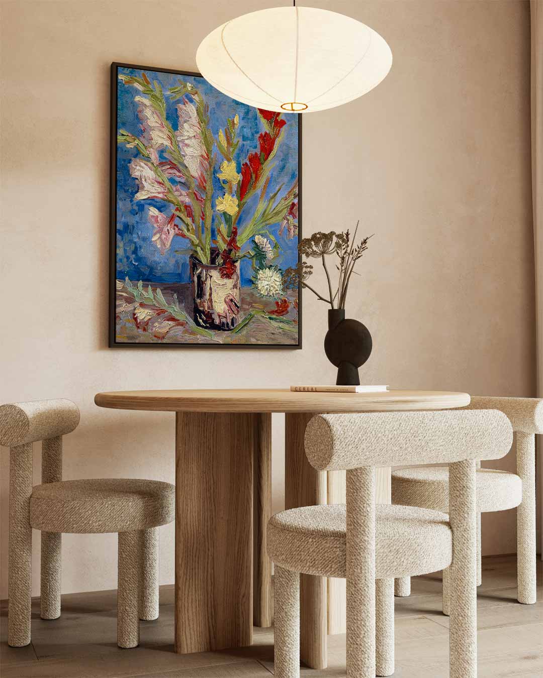 Bloemrijke Geluksmaker Kunstwerk-canvas-dibond-plexiglas-wanddecoratie-WallArtistic