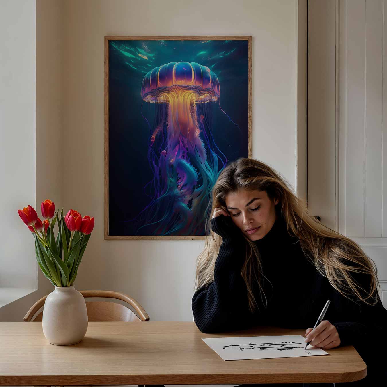 Dreamy Medusa Wanddecoratie Poster-WallArtistic