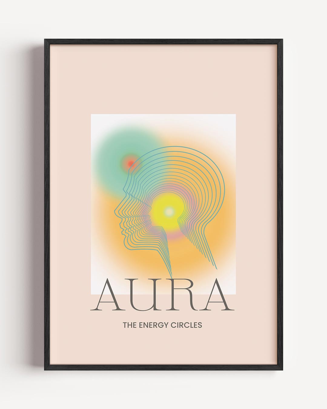 Aura Energie Cirkels Poster-WallArtistic