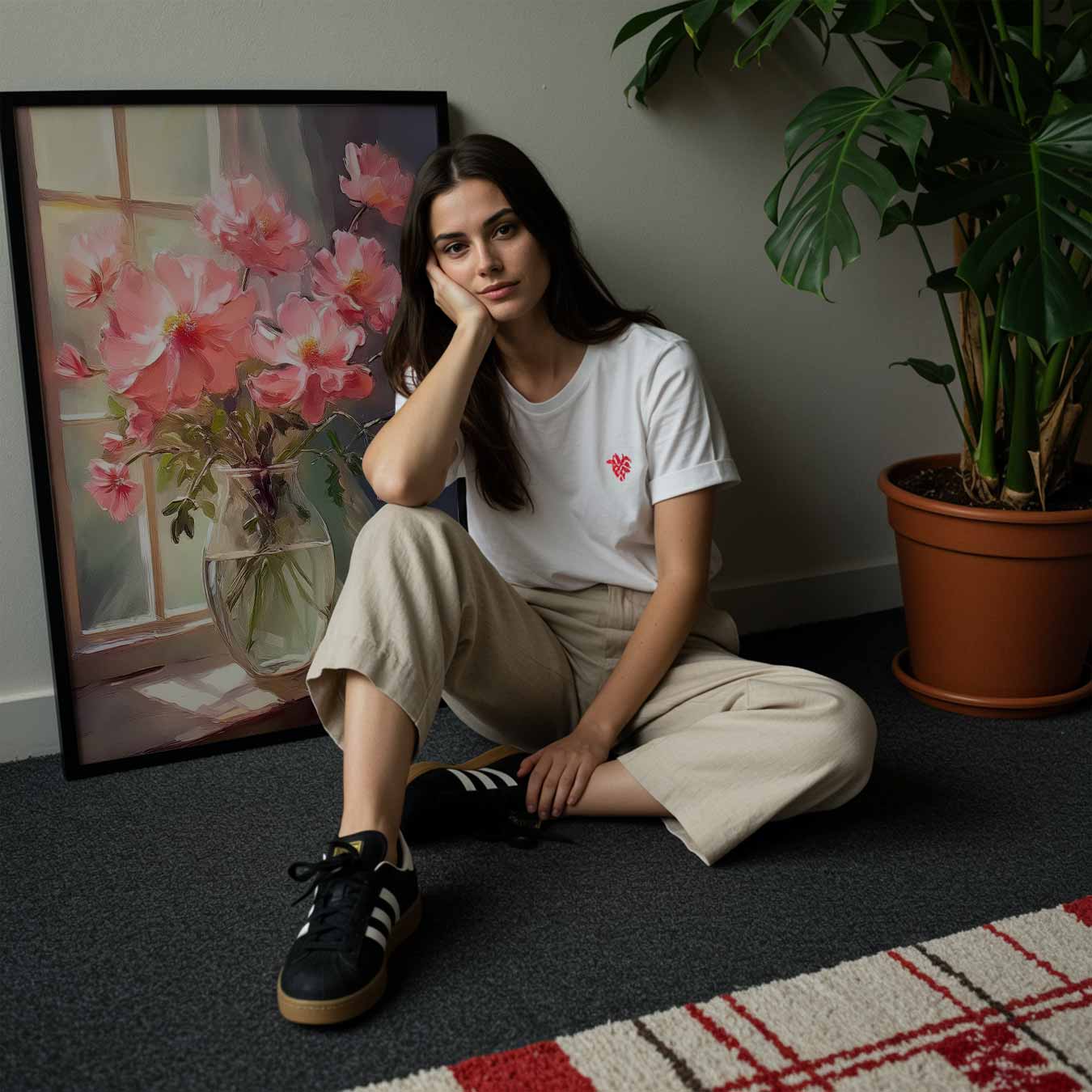 Zomerse Bloemenpracht Poster-WallArtistic