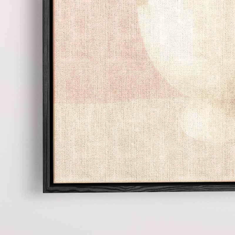 Bananen in een Witte Kom op Roze Achtergrond Kunstwerk-canvas-dibond-plexiglas-wanddecoratie-WallArtistic