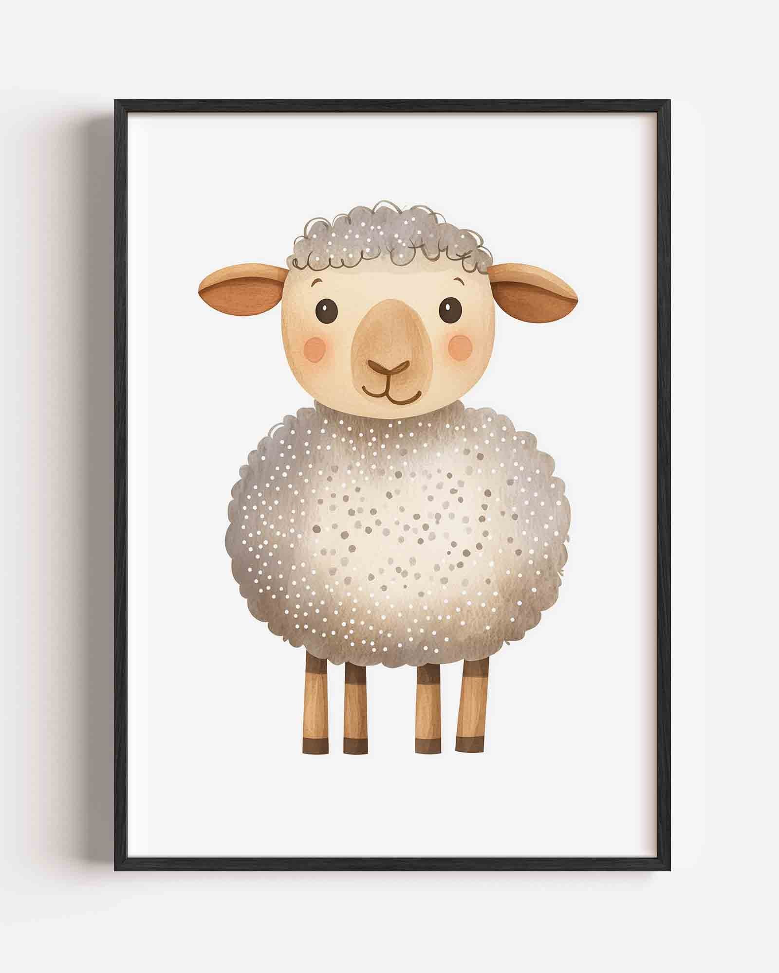 Schattig schaap Poster