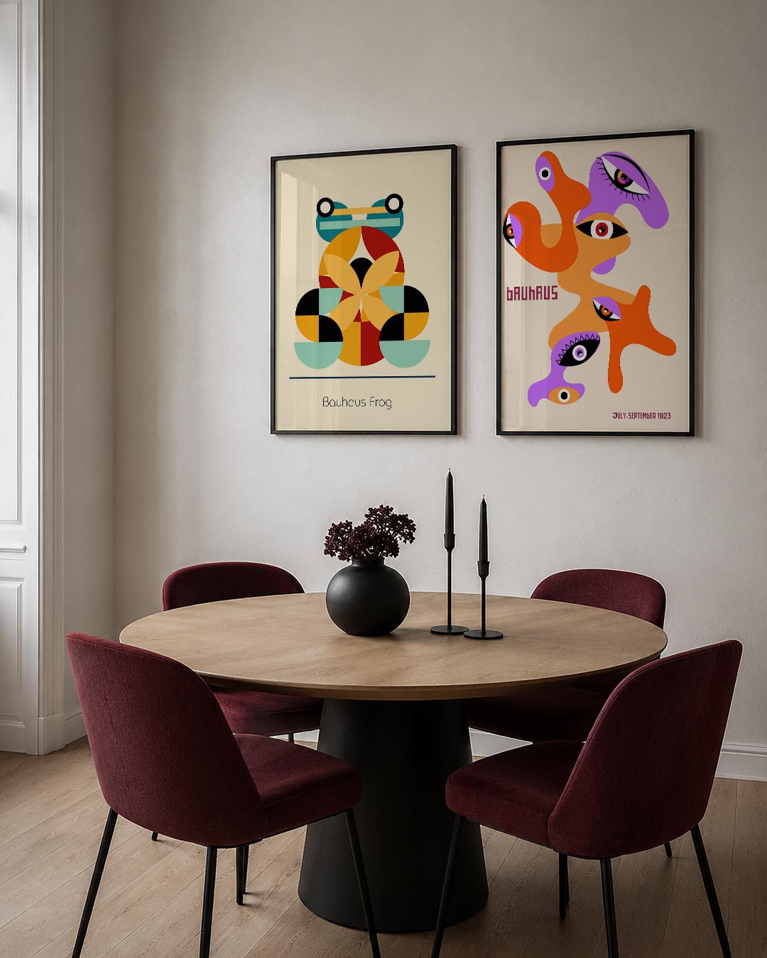 Vormenspel kikker Posterset
