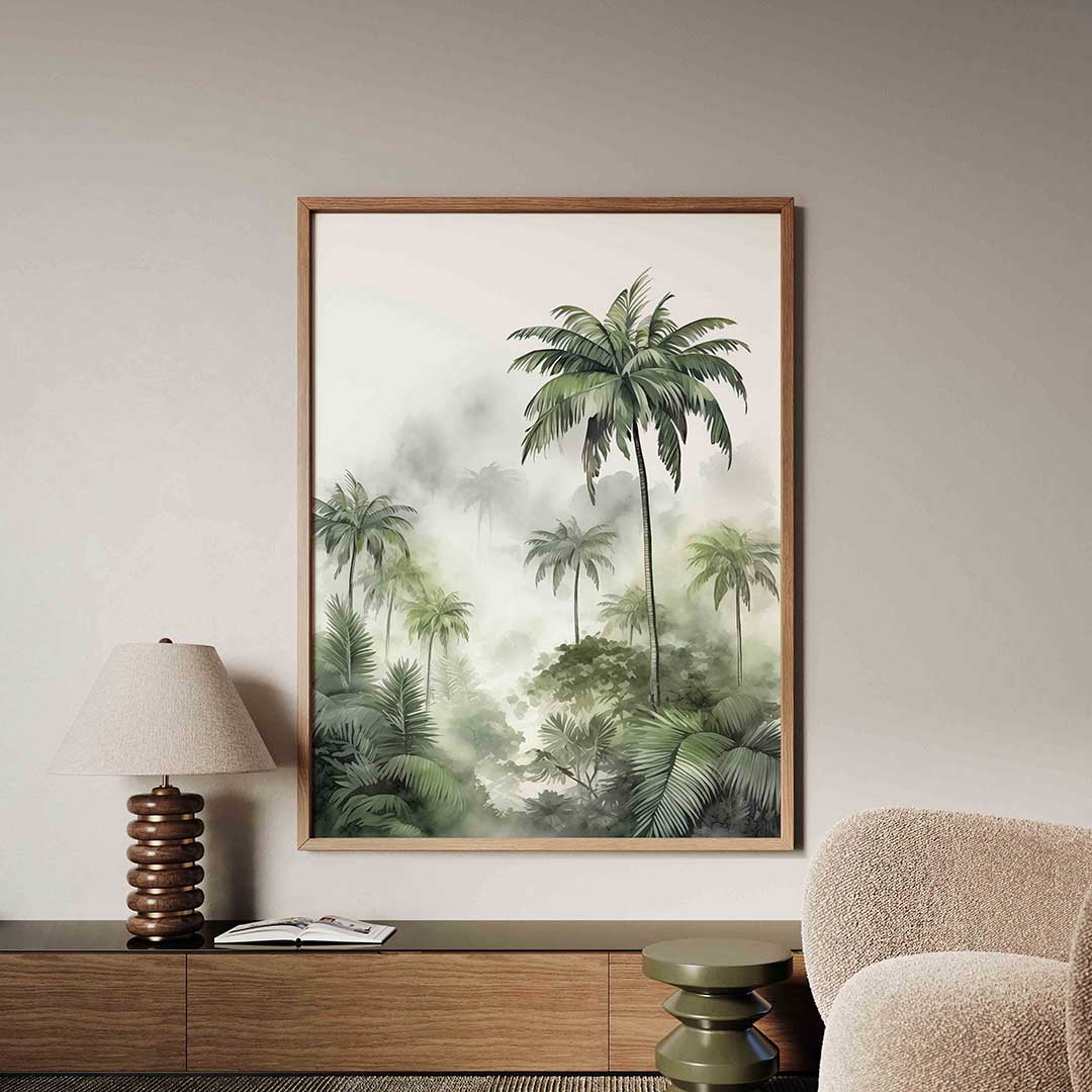 Tropische palmbomen Poster