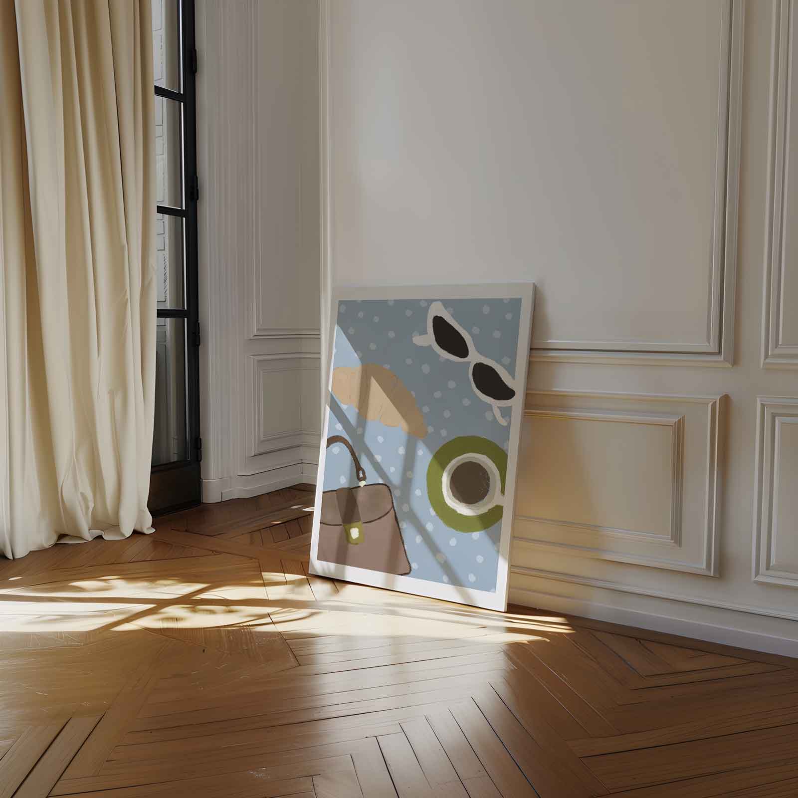 Parisian Morning Vibes Kunstwerk-canvas-dibond-plexiglas-wanddecoratie-WallArtistic