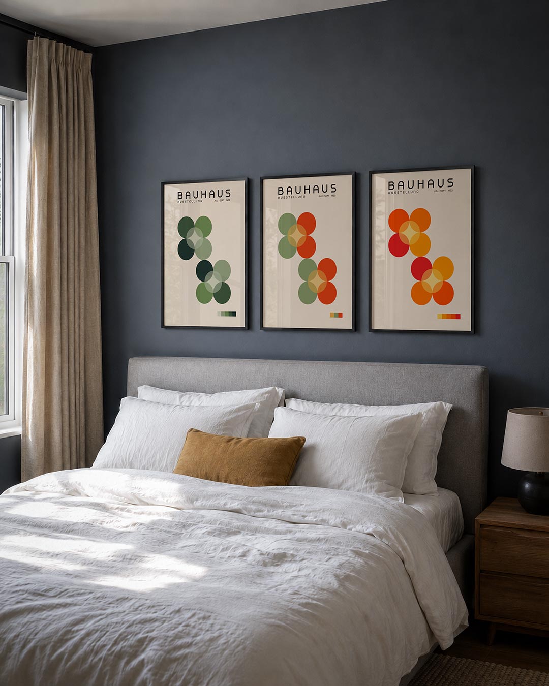 Groene cirkelharmonie Posterset